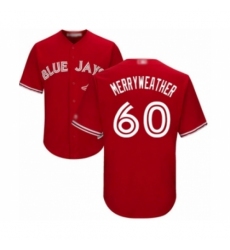 Youth Toronto Blue Jays #60 Julian Merryweather Authentic Scarlet Alternate Baseball Player Jersey Youth Toronto Blue Jays #60 Julian Merryweather Authentic Scarlet Alternate Baseball Player Jersey