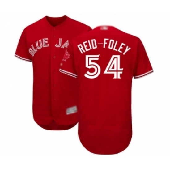 Men's Toronto Blue Jays #54 Sean Reid-Foley Scarlet Alternate Flex Base Authentic Collection Alternate Baseball Player Jersey Men's Toronto Blue Jays #54 Sean Reid-Foley Scarlet Alternate Flex Base Authentic Collection Alternate Baseball Player Jersey