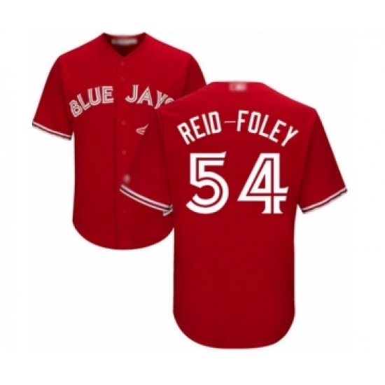 Youth Toronto Blue Jays #54 Sean Reid-Foley Authentic Scarlet Alternate Baseball Player Jersey Youth Toronto Blue Jays #54 Sean Reid-Foley Authentic Scarlet Alternate Baseball Player Jersey
