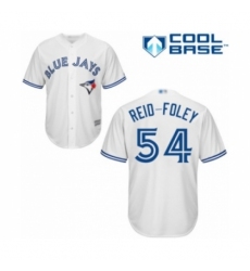 Youth Toronto Blue Jays #54 Sean Reid-Foley Authentic White Home Baseball Player Jersey Youth Toronto Blue Jays #54 Sean Reid-Foley Authentic White Home Baseball Player Jersey