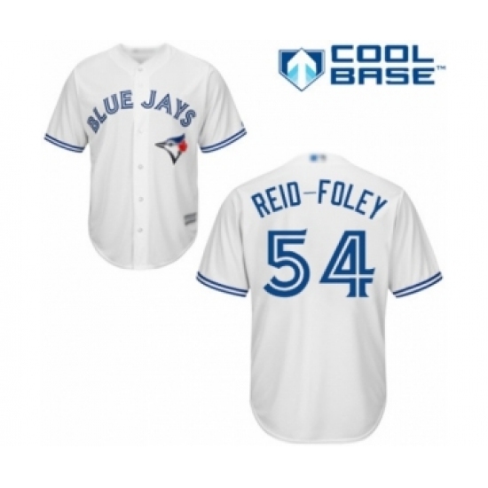 Youth Toronto Blue Jays #54 Sean Reid-Foley Authentic White Home Baseball Player Jersey Youth Toronto Blue Jays #54 Sean Reid-Foley Authentic White Home Baseball Player Jersey