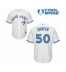 Youth Toronto Blue Jays #50 Justin Shafer Authentic White Home Baseball Player Jersey Youth Toronto Blue Jays #50 Justin Shafer Authentic White Home Baseball Player Jersey