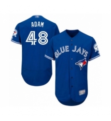 Men's Toronto Blue Jays #48 Jason Adam Blue Alternate Flex Base Authentic Collection Baseball Player Jersey