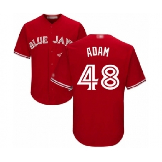 Youth Toronto Blue Jays #48 Jason Adam Authentic Scarlet Alternate Baseball Player Jersey Youth Toronto Blue Jays #48 Jason Adam Authentic Scarlet Alternate Baseball Player Jersey