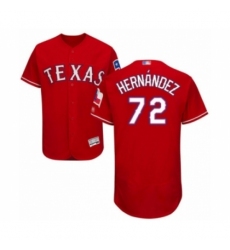 Men's Texas Rangers #72 Jonathan Hernandez Red Alternate Flex Base Authentic Collection Baseball Player Jersey Men's Texas Rangers #72 Jonathan Hernandez Red Alternate Flex Base Authentic Collection Baseball Player Jersey