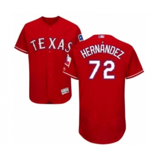 Men's Texas Rangers #72 Jonathan Hernandez Red Alternate Flex Base Authentic Collection Baseball Player Jersey Men's Texas Rangers #72 Jonathan Hernandez Red Alternate Flex Base Authentic Collection Baseball Player Jersey