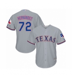 Youth Texas Rangers #72 Jonathan Hernandez Authentic Grey Road Cool Base Baseball Player Jersey Youth Texas Rangers #72 Jonathan Hernandez Authentic Grey Road Cool Base Baseball Player Jersey
