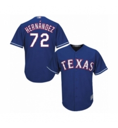 Youth Texas Rangers #72 Jonathan Hernandez Authentic Royal Blue Alternate 2 Cool Base Baseball Player Jersey Youth Texas Rangers #72 Jonathan Hernandez Authentic Royal Blue Alternate 2 Cool Base Baseball Player Jersey