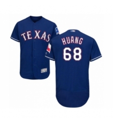 Men's Texas Rangers #68 Wei-Chieh Huang Royal Blue Alternate Flex Base Authentic Collection Baseball Player Jersey