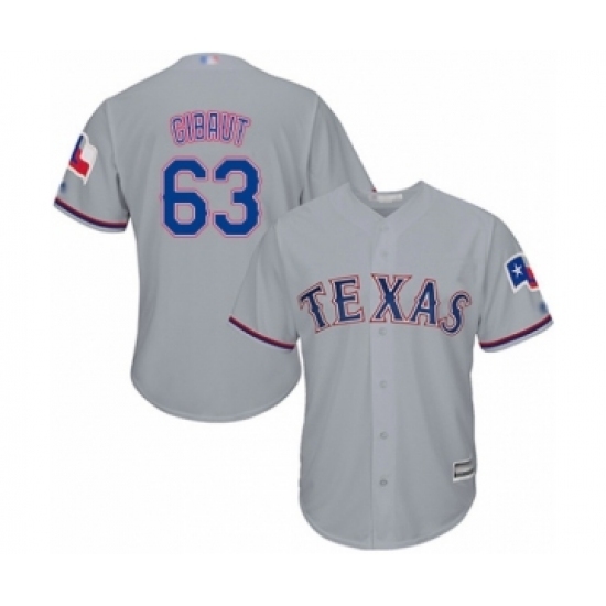 Youth Texas Rangers #63 Ian Gibaut Authentic Grey Road Cool Base Baseball Player Jersey Youth Texas Rangers #63 Ian Gibaut Authentic Grey Road Cool Base Baseball Player Jersey