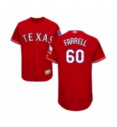Men's Texas Rangers #60 Luke Farrell Red Alternate Flex Base Authentic Collection Baseball Player Jersey Men's Texas Rangers #60 Luke Farrell Red Alternate Flex Base Authentic Collection Baseball Player Jersey