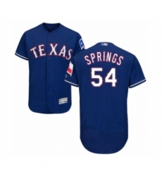 Men's Texas Rangers #54 Jeffrey Springs Royal Blue Alternate Flex Base Authentic Collection Baseball Player Jersey Men's Texas Rangers #54 Jeffrey Springs Royal Blue Alternate Flex Base Authentic Collection Baseball Player Jersey