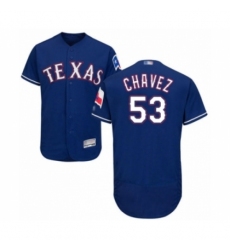 Men's Texas Rangers #53 Jesse Chavez Royal Blue Alternate Flex Base Authentic Collection Baseball Player Jersey Men's Texas Rangers #53 Jesse Chavez Royal Blue Alternate Flex Base Authentic Collection Baseball Player Jersey