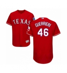 Men's Texas Rangers #46 Taylor Guerrieri Red Alternate Flex Base Authentic Collection Baseball Player Jersey Men's Texas Rangers #46 Taylor Guerrieri Red Alternate Flex Base Authentic Collection Baseball Player Jersey