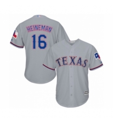 Youth Texas Rangers #16 Scott Heineman Authentic Grey Road Cool Base Baseball Player Jersey Youth Texas Rangers #16 Scott Heineman Authentic Grey Road Cool Base Baseball Player Jersey