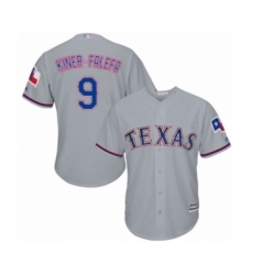 Youth Texas Rangers #9 Isiah Kiner-Falefa Authentic Grey Road Cool Base Baseball Player Jersey Youth Texas Rangers #9 Isiah Kiner-Falefa Authentic Grey Road Cool Base Baseball Player Jersey