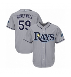 Youth Tampa Bay Rays #59 Brent Honeywell Authentic Grey Road Cool Base Baseball Player Jersey Youth Tampa Bay Rays #59 Brent Honeywell Authentic Grey Road Cool Base Baseball Player Jersey