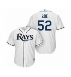 Youth Tampa Bay Rays #52 Chaz Roe Authentic White Home Cool Base Baseball Player Jersey Youth Tampa Bay Rays #52 Chaz Roe Authentic White Home Cool Base Baseball Player Jersey