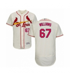 Men's St. Louis Cardinals #67 Justin Williams Cream Alternate Flex Base Authentic Collection Baseball Player Jersey Men's St. Louis Cardinals #67 Justin Williams Cream Alternate Flex Base Authentic Collection Baseball Player Jersey
