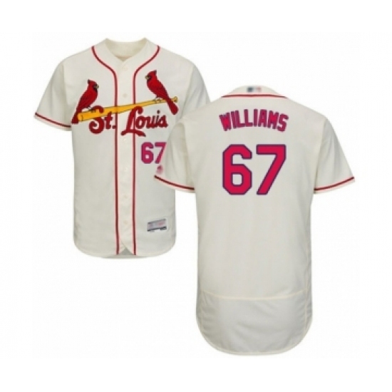 Men's St. Louis Cardinals #67 Justin Williams Cream Alternate Flex Base Authentic Collection Baseball Player Jersey Men's St. Louis Cardinals #67 Justin Williams Cream Alternate Flex Base Authentic Collection Baseball Player Jersey