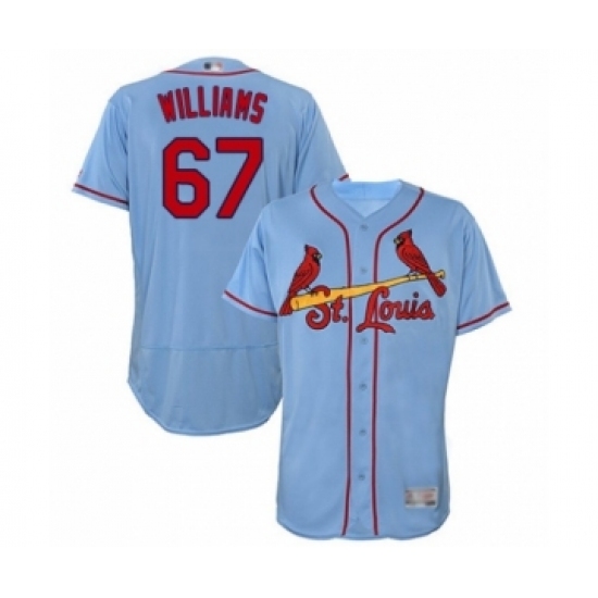 Men's St. Louis Cardinals #67 Justin Williams Light Blue Alternate Flex Base Authentic Collection Baseball Player Jersey Men's St. Louis Cardinals #67 Justin Williams Light Blue Alternate Flex Base Authentic Collection Baseball Player Jersey