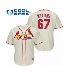 Youth St. Louis Cardinals #67 Justin Williams Authentic Cream Alternate Cool Base Baseball Player Jersey Youth St. Louis Cardinals #67 Justin Williams Authentic Cream Alternate Cool Base Baseball Player Jersey
