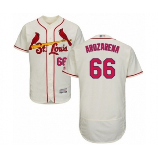 Men's St. Louis Cardinals #66 Randy Arozarena Cream Alternate Flex Base Authentic Collection Baseball Player Jersey Men's St. Louis Cardinals #66 Randy Arozarena Cream Alternate Flex Base Authentic Collection Baseball Player Jersey