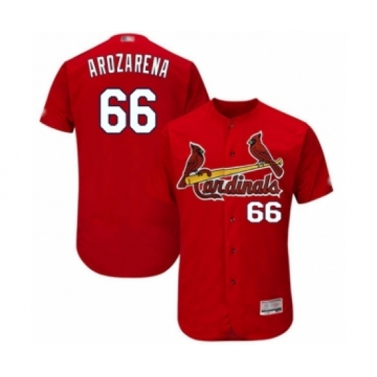 Men's St. Louis Cardinals #66 Randy Arozarena Red Alternate Flex Base Authentic Collection Baseball Player Jersey Men's St. Louis Cardinals #66 Randy Arozarena Red Alternate Flex Base Authentic Collection Baseball Player Jersey