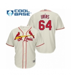 Youth St. Louis Cardinals #64 Ramon Urias Authentic Cream Alternate Cool Base Baseball Player Jersey Youth St. Louis Cardinals #64 Ramon Urias Authentic Cream Alternate Cool Base Baseball Player Jersey