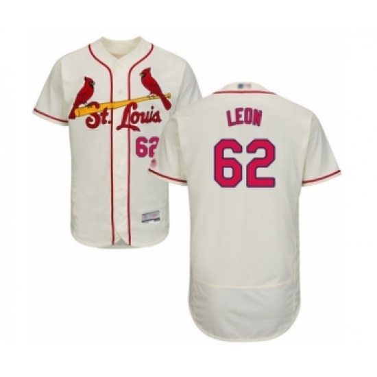 Men's St. Louis Cardinals #62 Daniel Ponce de Leon Cream Alternate Flex Base Authentic Collection Baseball Player Jersey Men's St. Louis Cardinals #62 Daniel Ponce de Leon Cream Alternate Flex Base Authentic Collection Baseball Player Jersey