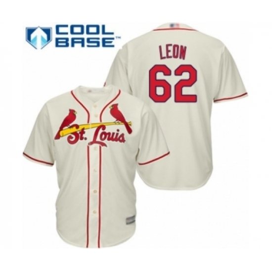 Youth St. Louis Cardinals #62 Daniel Ponce de Leon Authentic Cream Alternate Cool Base Baseball Player Jersey Youth St. Louis Cardinals #62 Daniel Ponce de Leon Authentic Cream Alternate Cool Base Baseball Player Jersey