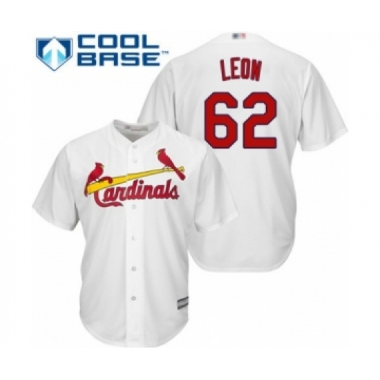 Youth St. Louis Cardinals #62 Daniel Ponce de Leon Authentic White Home Cool Base Baseball Player Jersey Youth St. Louis Cardinals #62 Daniel Ponce de Leon Authentic White Home Cool Base Baseball Player Jersey