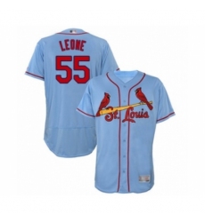 Men's St. Louis Cardinals #55 Dominic Leone Light Blue Alternate Flex Base Authentic Collection Baseball Player Jersey Men's St. Louis Cardinals #55 Dominic Leone Light Blue Alternate Flex Base Authentic Collection Baseball Player Jersey