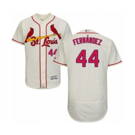 Men's St. Louis Cardinals #44 Junior Fernandez Cream Alternate Flex Base Authentic Collection Baseball Player Jersey Men's St. Louis Cardinals #44 Junior Fernandez Cream Alternate Flex Base Authentic Collection Baseball Player Jersey