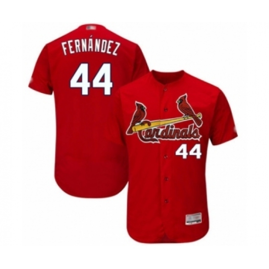 Men's St. Louis Cardinals #44 Junior Fernandez Red Alternate Flex Base Authentic Collection Baseball Player Jersey Men's St. Louis Cardinals #44 Junior Fernandez Red Alternate Flex Base Authentic Collection Baseball Player Jersey