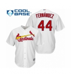 Youth St. Louis Cardinals #44 Junior Fernandez Authentic White Home Cool Base Baseball Player Jersey Youth St. Louis Cardinals #44 Junior Fernandez Authentic White Home Cool Base Baseball Player Jersey