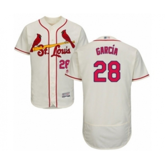 Men's St. Louis Cardinals #28 Adolis Garcia Cream Alternate Flex Base Authentic Collection Baseball Player Jersey Men's St. Louis Cardinals #28 Adolis Garcia Cream Alternate Flex Base Authentic Collection Baseball Player Jersey