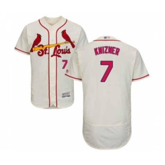 Men's St. Louis Cardinals #7 Andrew Knizner Cream Alternate Flex Base Authentic Collection Baseball Player Jersey Men's St. Louis Cardinals #7 Andrew Knizner Cream Alternate Flex Base Authentic Collection Baseball Player Jersey