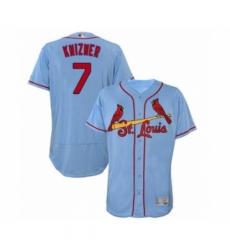 Men's St. Louis Cardinals #7 Andrew Knizner Light Blue Alternate Flex Base Authentic Collection Baseball Player Jersey Men's St. Louis Cardinals #7 Andrew Knizner Light Blue Alternate Flex Base Authentic Collection Baseball Player Jersey
