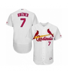 Men's St. Louis Cardinals #7 Andrew Knizner White Home Flex Base Authentic Collection Baseball Player Jersey Men's St. Louis Cardinals #7 Andrew Knizner White Home Flex Base Authentic Collection Baseball Player Jersey