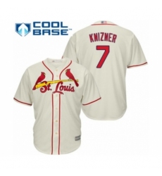Youth St. Louis Cardinals #7 Andrew Knizner Authentic Cream Alternate Cool Base Baseball Player Jersey Youth St. Louis Cardinals #7 Andrew Knizner Authentic Cream Alternate Cool Base Baseball Player Jersey
