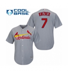 Youth St. Louis Cardinals #7 Andrew Knizner Authentic Grey Road Cool Base Baseball Player Jersey Youth St. Louis Cardinals #7 Andrew Knizner Authentic Grey Road Cool Base Baseball Player Jersey