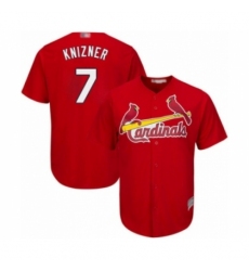 Youth St. Louis Cardinals #7 Andrew Knizner Authentic Red Alternate Cool Base Baseball Player Jersey Youth St. Louis Cardinals #7 Andrew Knizner Authentic Red Alternate Cool Base Baseball Player Jersey