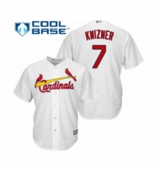 Youth St. Louis Cardinals #7 Andrew Knizner Authentic White Home Cool Base Baseball Player Jersey Youth St. Louis Cardinals #7 Andrew Knizner Authentic White Home Cool Base Baseball Player Jersey