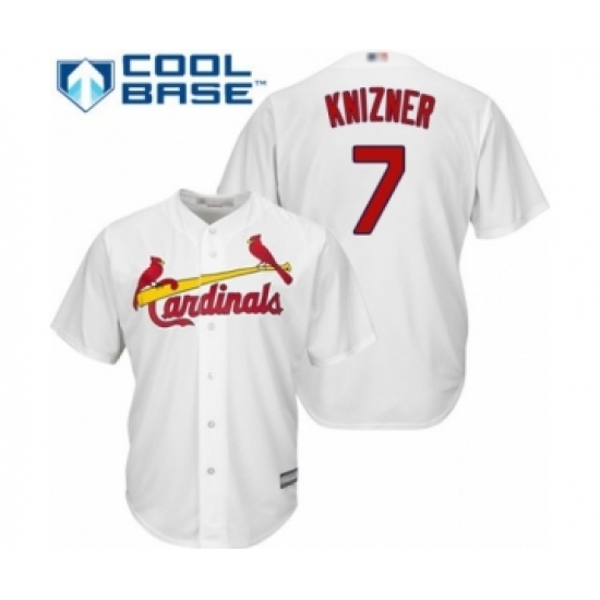 Youth St. Louis Cardinals #7 Andrew Knizner Authentic White Home Cool Base Baseball Player Jersey Youth St. Louis Cardinals #7 Andrew Knizner Authentic White Home Cool Base Baseball Player Jersey