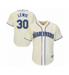 Youth Seattle Mariners #30 Kyle Lewis Authentic Cream Alternate Cool Base Baseball Player Jersey Youth Seattle Mariners #30 Kyle Lewis Authentic Cream Alternate Cool Base Baseball Player Jersey