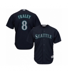 Youth Seattle Mariners #8 Jake Fraley Authentic Navy Blue Alternate 2 Cool Base Baseball Player Jersey