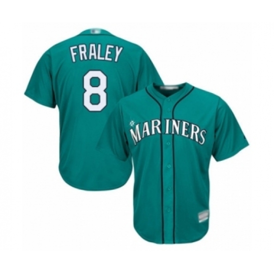 Youth Seattle Mariners #8 Jake Fraley Authentic Teal Green Alternate Cool Base Baseball Player Jersey Youth Seattle Mariners #8 Jake Fraley Authentic Teal Green Alternate Cool Base Baseball Player Jersey