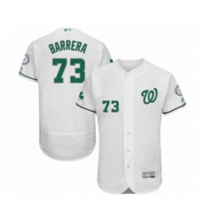 Men's Washington Nationals #73 Tres Barrera White Celtic Flexbase Authentic Collection Baseball Player Jersey