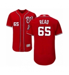 Men's Washington Nationals #65 Raudy Read Red Alternate Flex Base Authentic Collection Baseball Player Jersey Men's Washington Nationals #65 Raudy Read Red Alternate Flex Base Authentic Collection Baseball Player Jersey